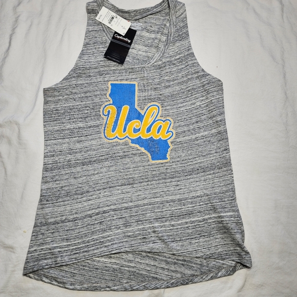 ucla Tops - Gray UCLA Women's Tank Top, Size M.